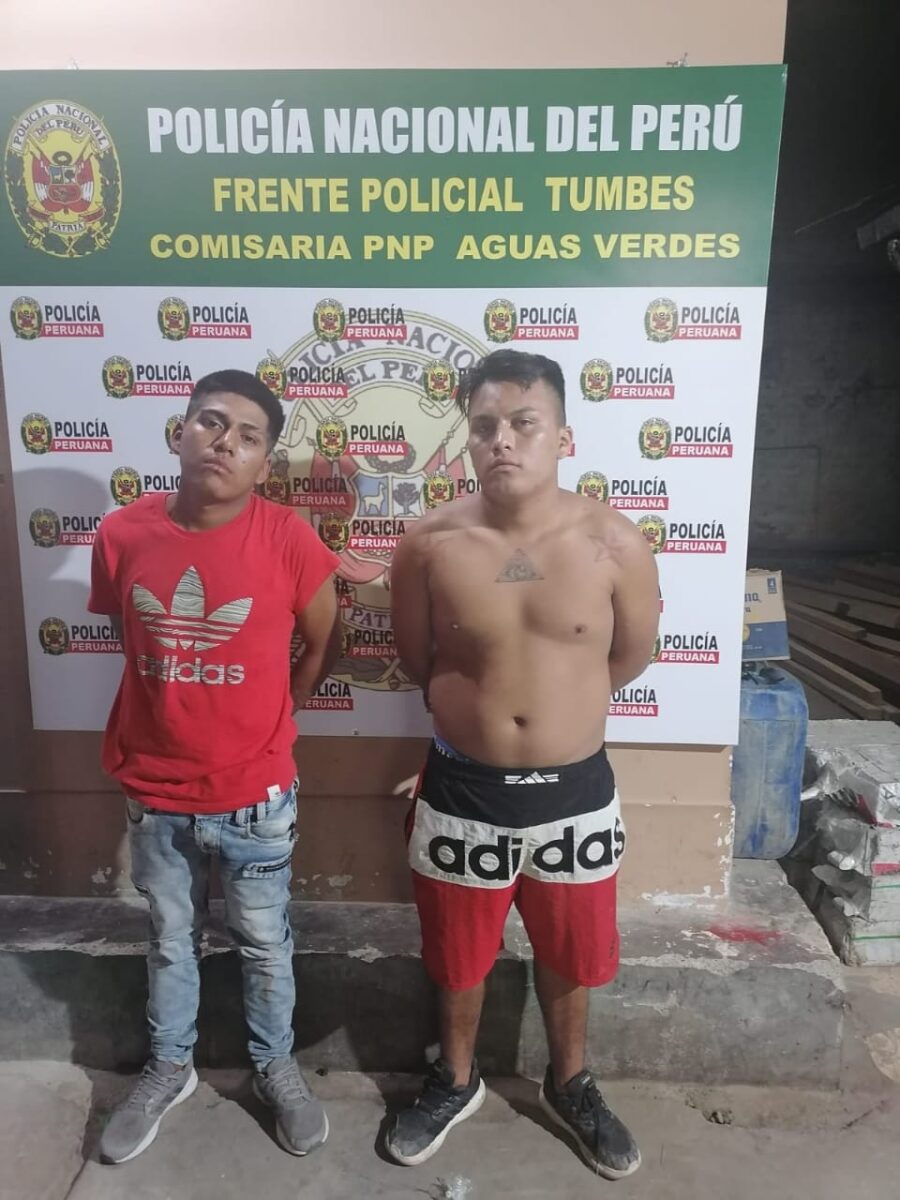 Policías capturan a banda “Los Paiva de Zarumilla»