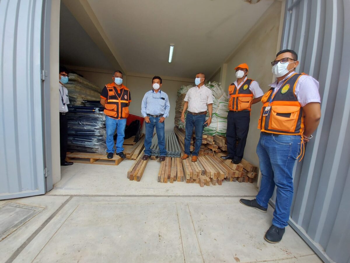 Gobierno regional de Tumbes abastece almacén de ayuda humanitaria de Pampas de Hospital con 10 toneladas de bienes