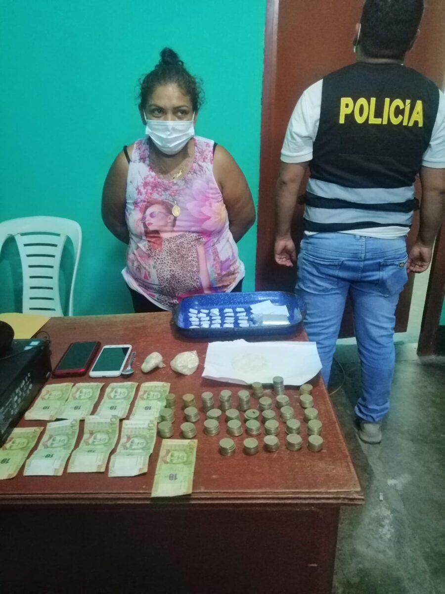 Capturan a la tía «Angelita» con cocaína