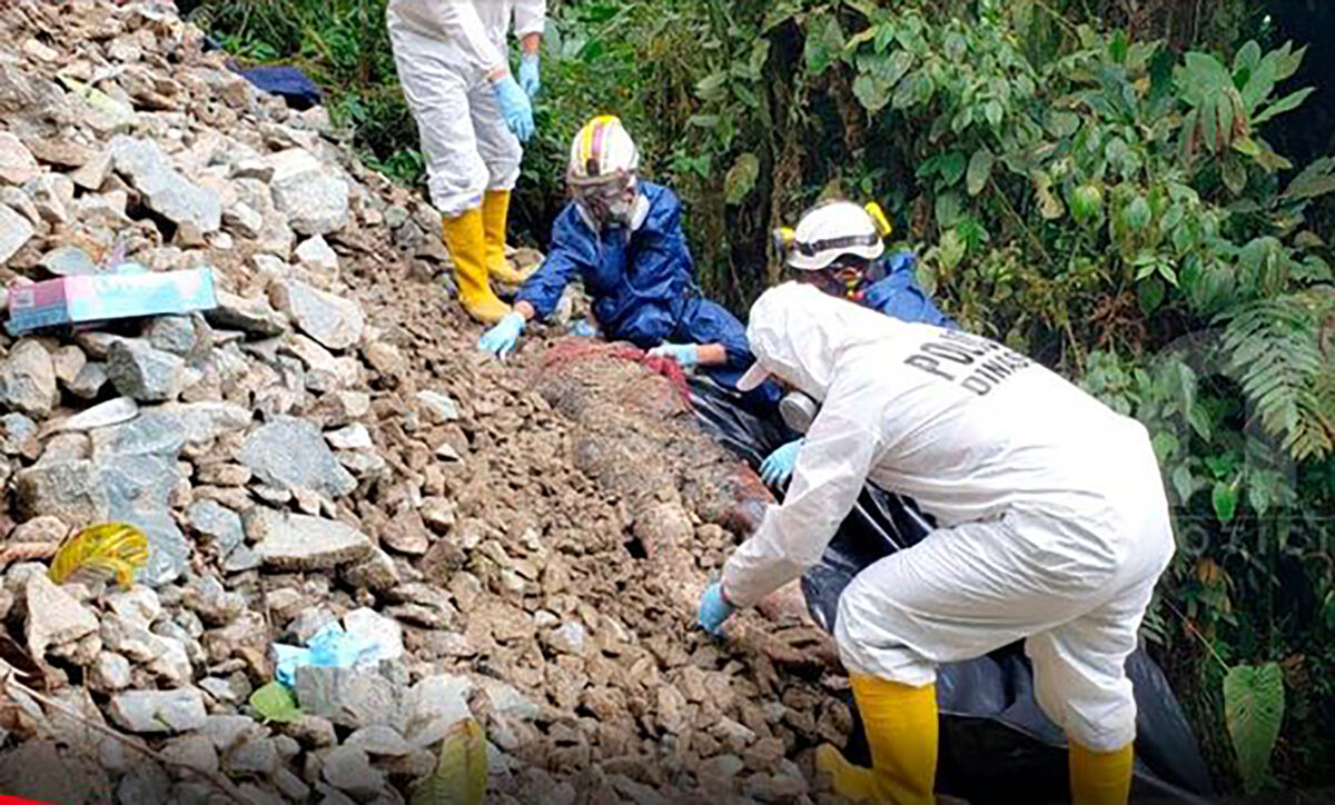 En un botadero de escombros hallan el cadáver de una peruana