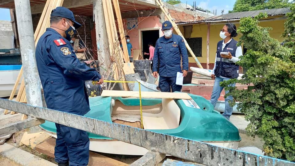 Capitanía de Puerto de Zorritos interviene astillero ilegal