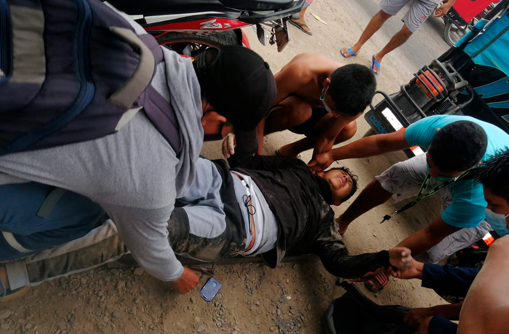 Choferes salvan de morir en choque en La Cruz