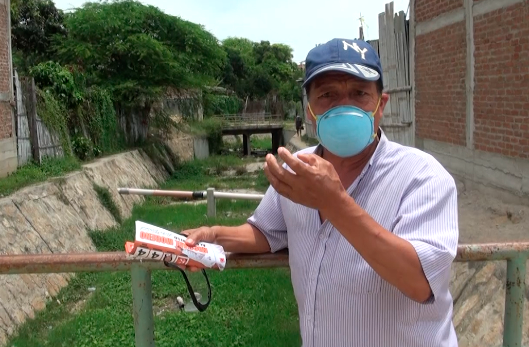 Vecinos del AA.HH. El Roble denuncian obras mal hechas