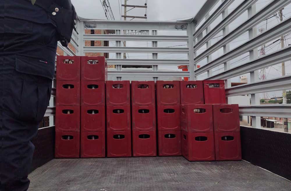 Pampa Grande: Intervienen camión que repartía cajas de cerveza