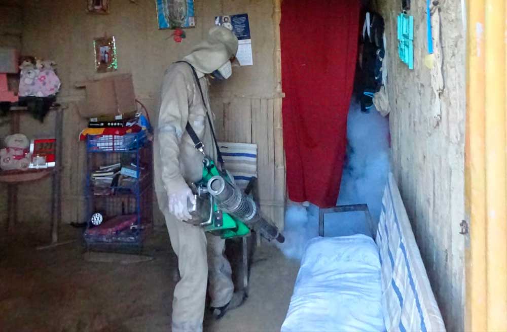 1449 viviendas intervenidas en campaña de fumigación