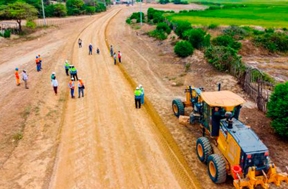 Restringen pase vehicular por Rehabilitación de la Carretera Tramo Rica Playa – La Bocana