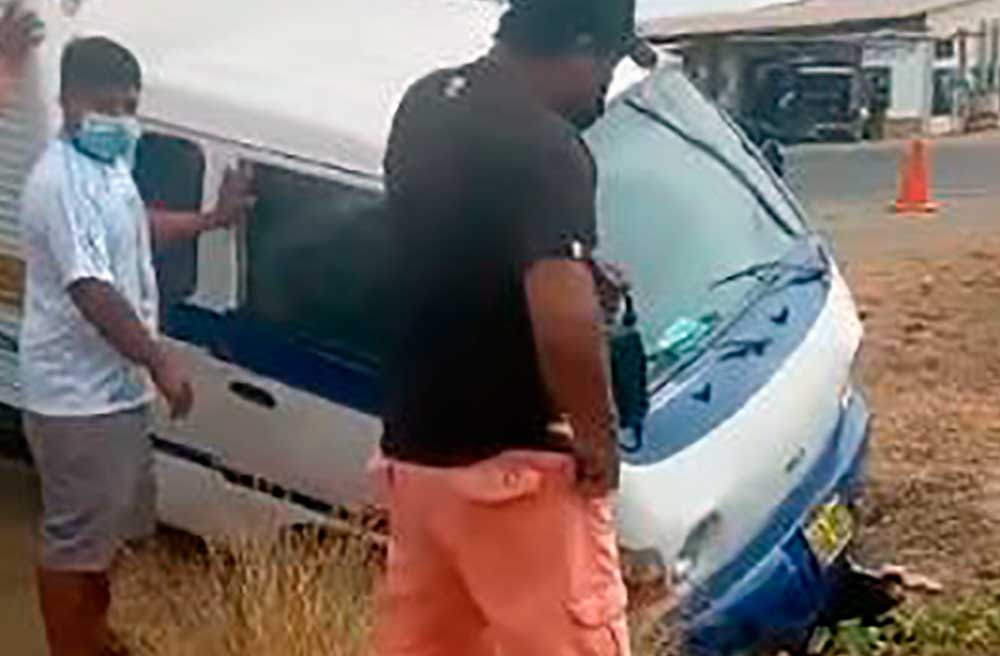 Chofer se llevó el susto de su vida al despistarse en la Panamericana