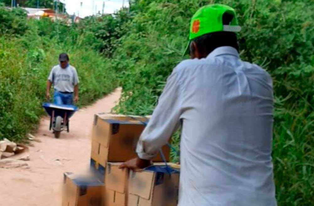 Contrabandistas huyen y dejan abandonada su mercadería