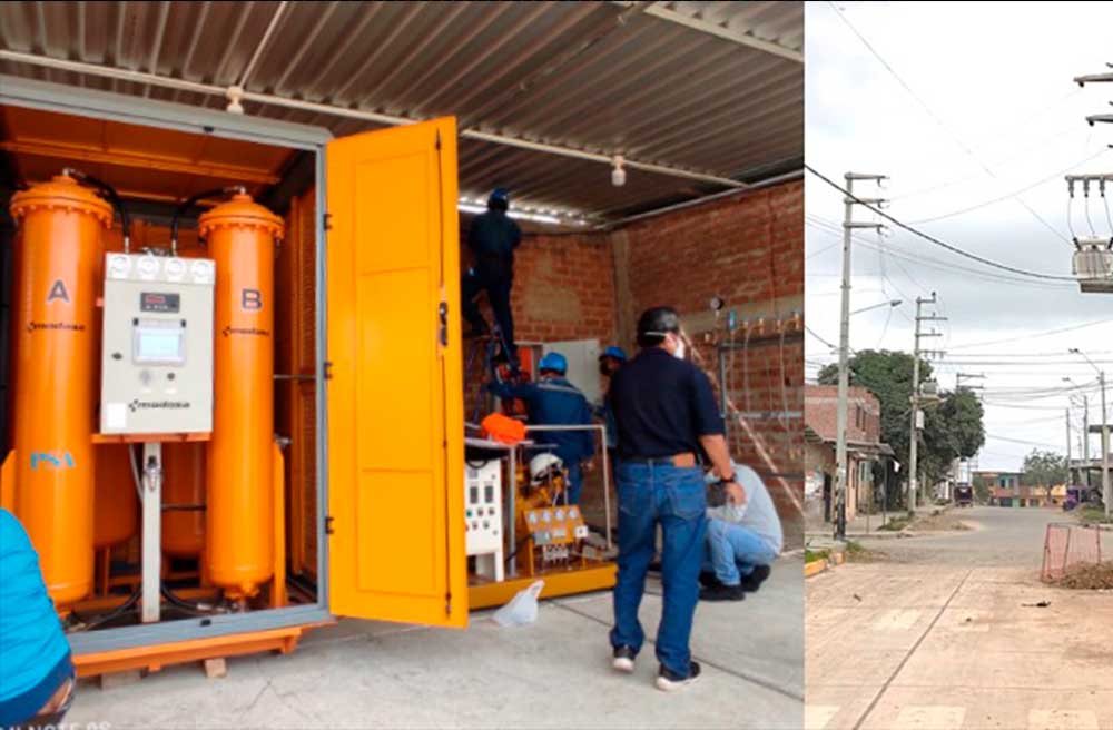 ENOSA instaló transformador de gran potencia para planta de oxígeno