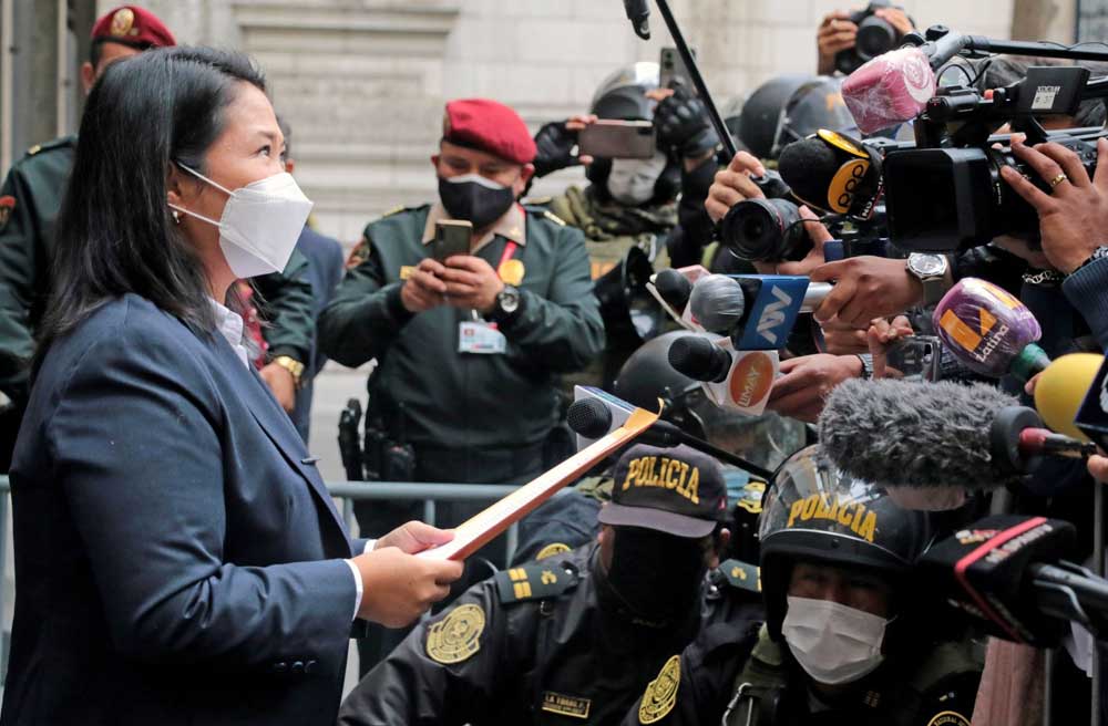 Keiko Fujimori deja carta a Sagasti con pedido de auditoría a elecciones