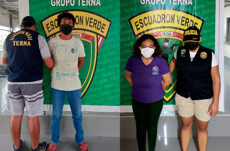 Agentes del Grupo Terna capturan a dos requisitoriados por colusión agravada