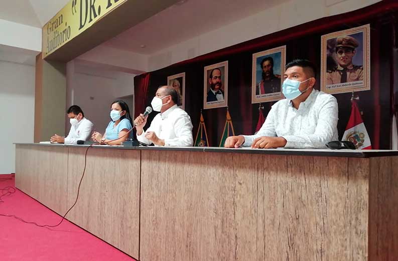 GORE socializa la propuesta del Plan Regional de Saneamiento 2021-2025
