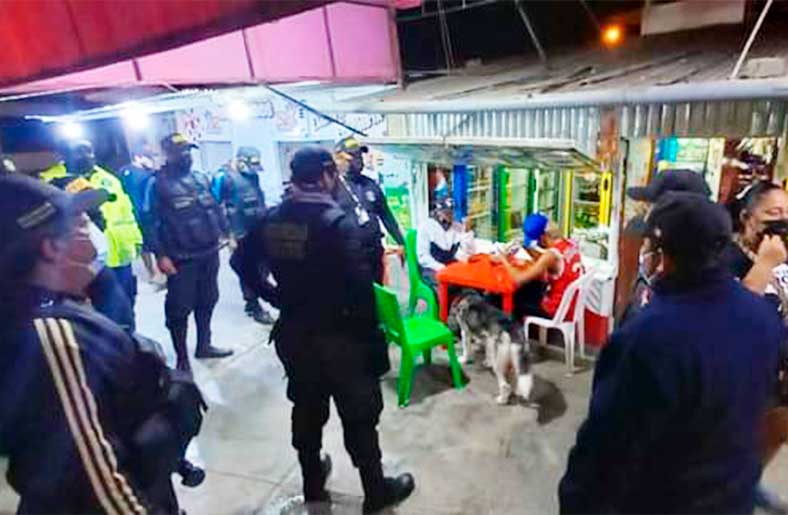 Policia interviene a venezolano por ‘faltoso’