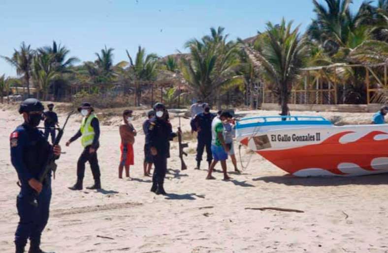 Inmovilizan motores fuera de borda por presunto contrabando