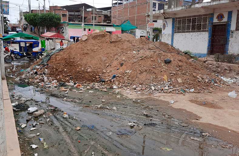 Barrio Bellavista convertido en muladar