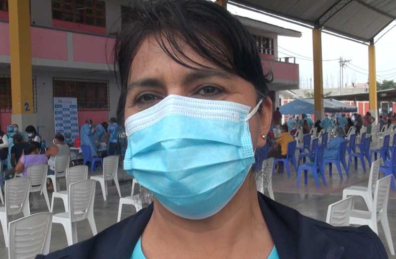 Jefa de inmunización de la Diresa Tumbes, invita a la población a inocularse contra la covid-19