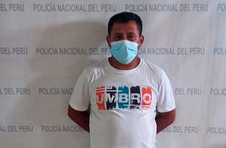 Mal padre fue capturado cuando pretendía correr ante intervención policial