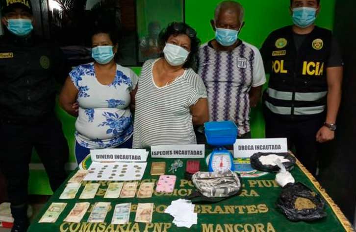Intervienen con droga a “Los intocables de Máncora”