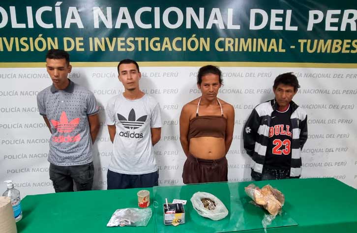 ORI Tumbes captura a “Los paqueteros de los Jaramillos”