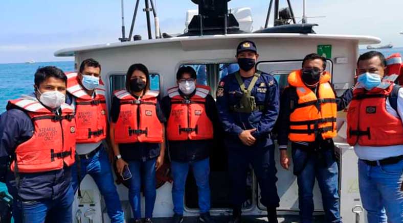 Operativo marino contra piratas en alta mar