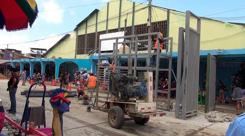 Jimy Silva continúa con obra del “enrejado” pese a rechazo de comerciantes y vecinos