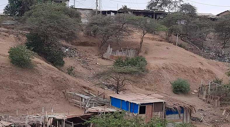 Moradores de Caleta Grau viven entre la basura