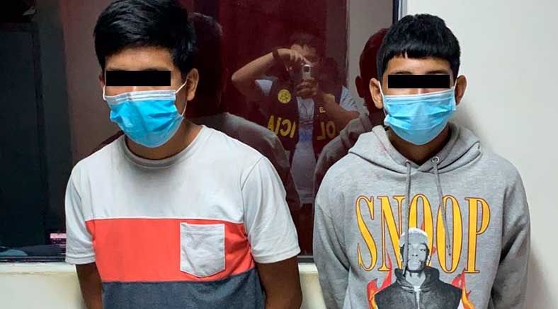 Dos menores son intervenidos por robar un celular