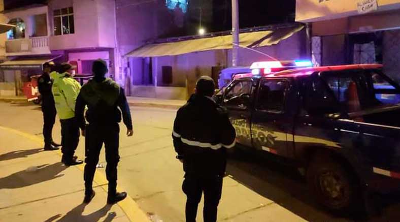 Serenazgo interviene a covidiotas en Zorritos