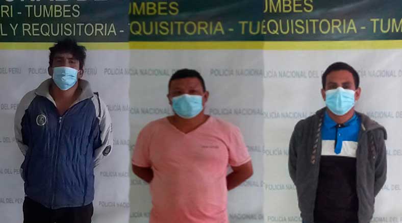 En operativo policial capturan a tres requisitoriados