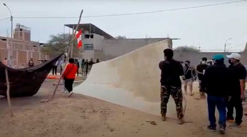 Desalojaron a 300 familias en “La Alborada”