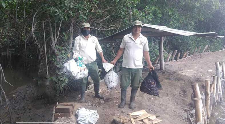 Decomisan cangrejos en periodo de veda