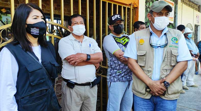 Autoridades acudieron al llamado de saneamiento y reanudación de trabajos en obra de Vía Canal