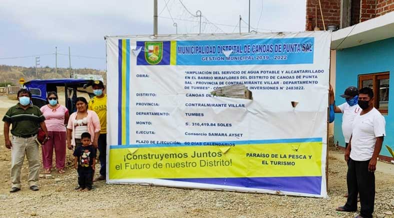 Vecinos del barrio Miraflores exigen respuestas sobre observaciones en obra de alcantarillado