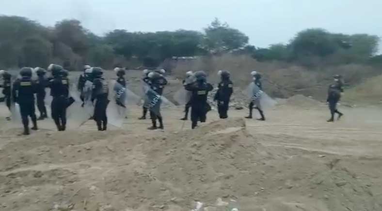 Por segunda vez realizan desalojo en La Alborada