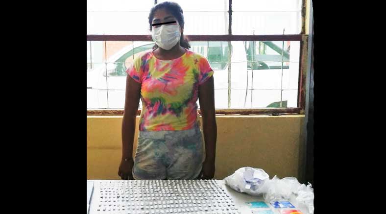 Capturan a menor de edad con más de 500 ketes de PBC