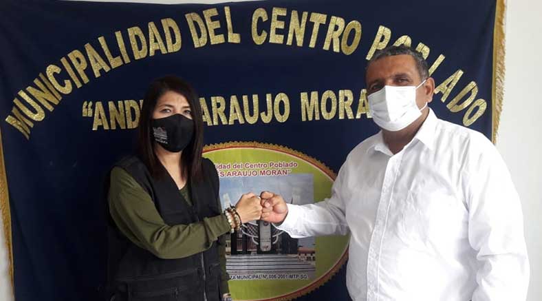Alcalde de Andrés Araujo se reune con congresista María Cordero Jon Tay