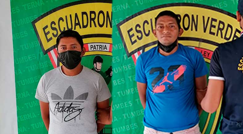 Grupo Terna captura a dos sujetos buscados por la justicia