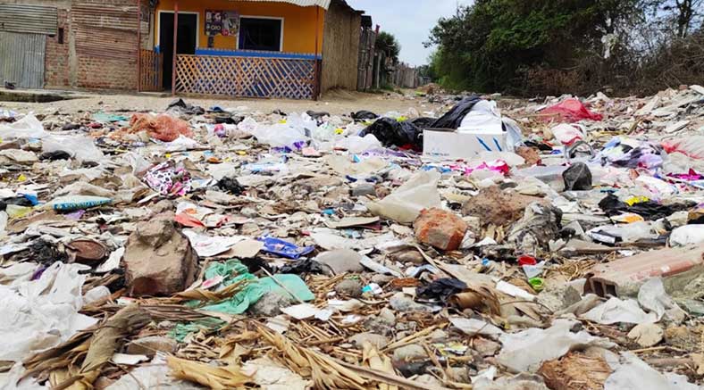 Vecinos pidieron erradicación de botadero de basura en la calle Zarumilla