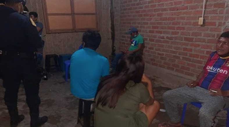 Operativo policial en fiestas covid, de bares y cantinas