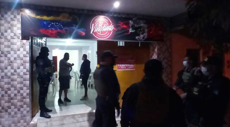 Operativo multisectorial para intervención de bares y cantinas