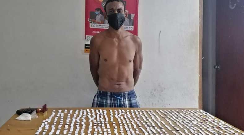 Capturan a alias “el chueco” con droga y arma de fuego