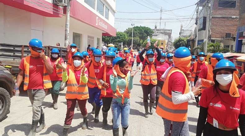 Seis municipios de Tumbes son beneficiados con el programa Trabaja Perú