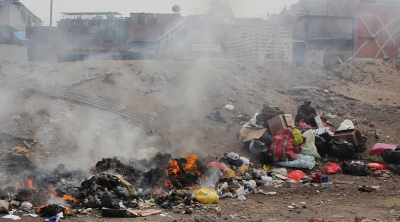 Vecinos se ven afectados por la constante quema de basura por parte de personas inescrupulosas