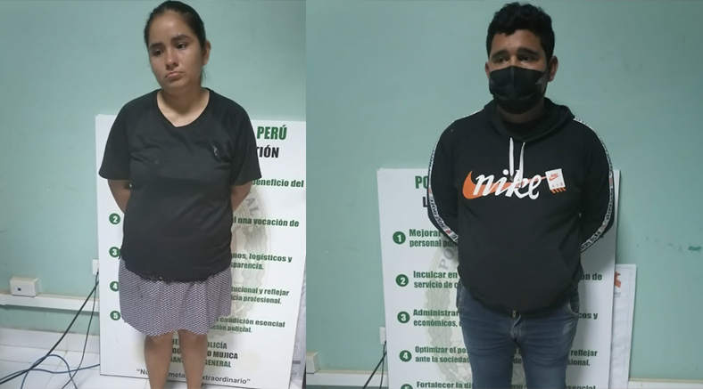 Pareja de esposos son detenidos por maltratar a sus hijos