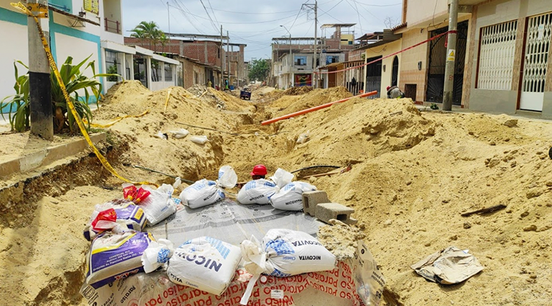 Representante de empresa que ejecuta obra en Andrés Araujo Morán, asegura que en 2 semanas deben culminar