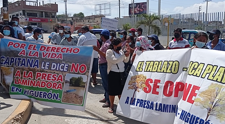 Pobladores de La Capitana y Rica Playa respaldan la opinión del gobernador regional