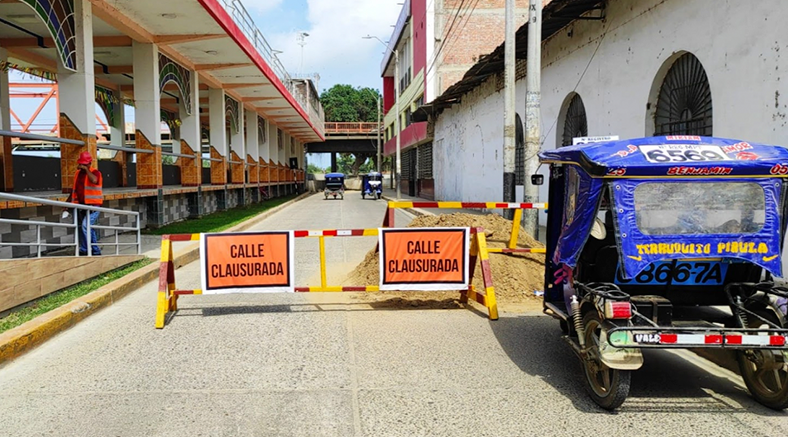 Durante 4 meses se mantendrá restringido el tránsito por la calle Malecón Benavides
