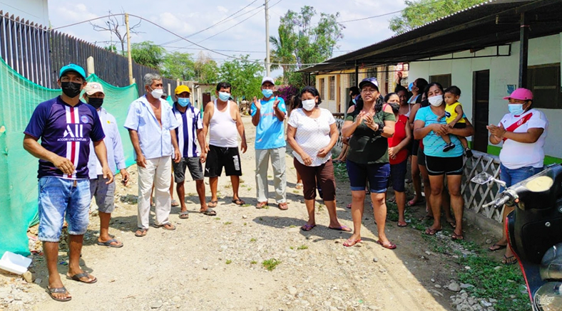 Vecinos de la población Vaquería exigen reanudación de trabajos de construcción de posta médica