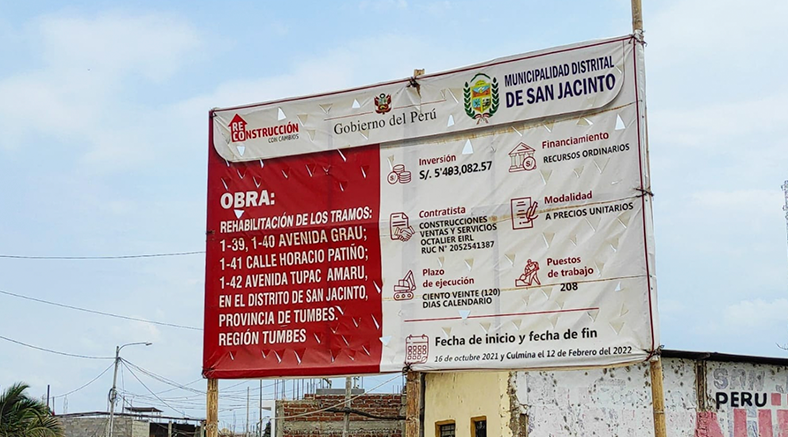 Continúan las quejas por presuntas irregularidades en proceso de construcción de calle Miguel Grau