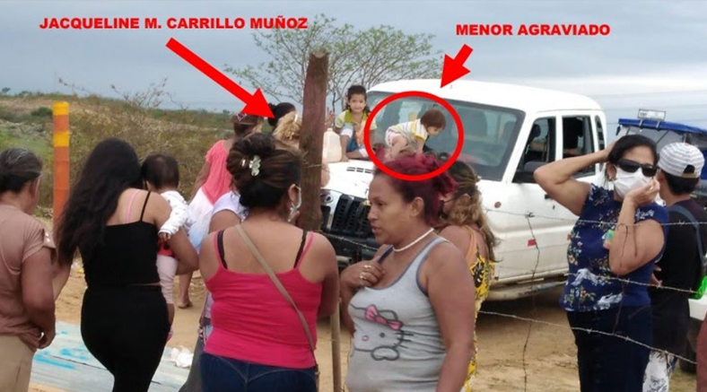 Denuncian penalmente a “la gata” por usar a su hijo como escudo para no dejarse quitar terreno 